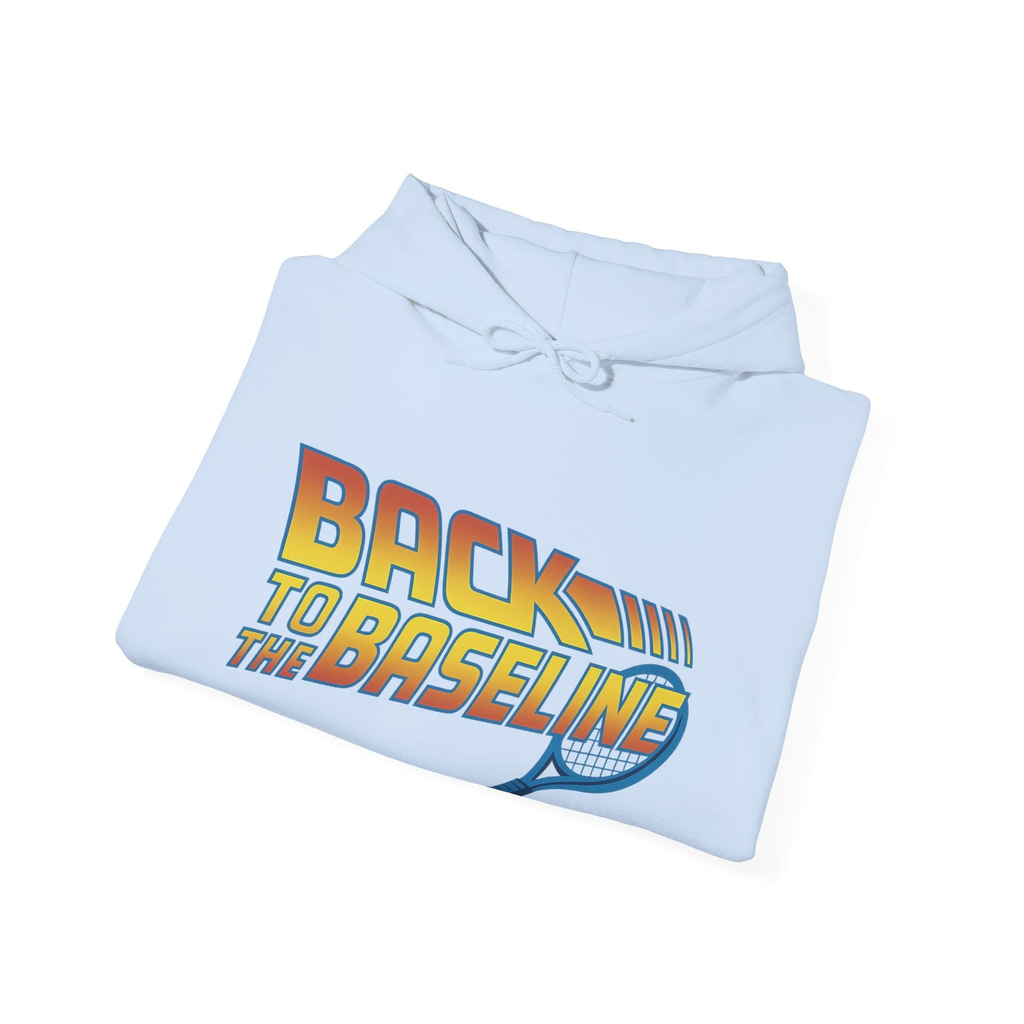Retro Tennis Hooded Sweatshirt - Back to the Baseline