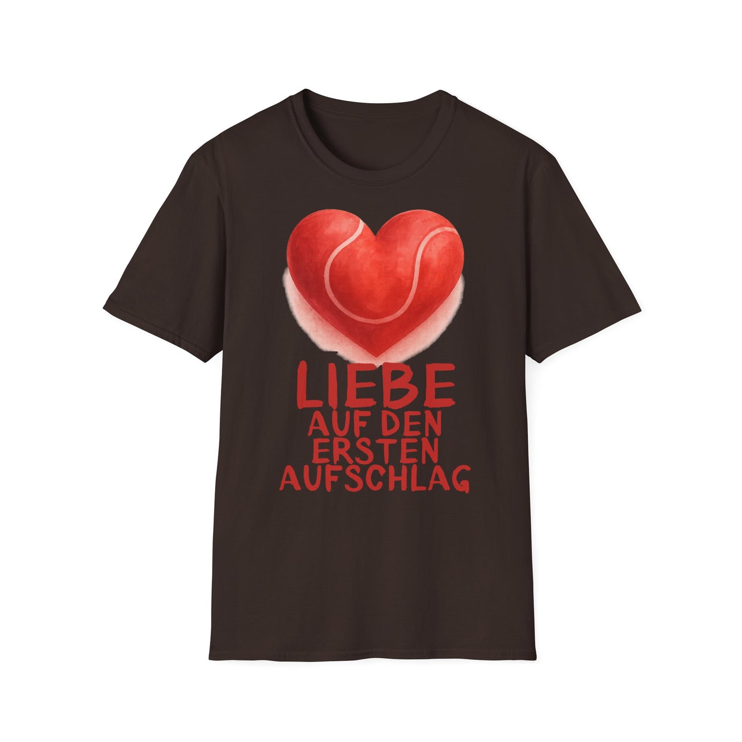 Liebe Auf Den Ersten Aufschlag - Unisex Softstyle T-Shirt