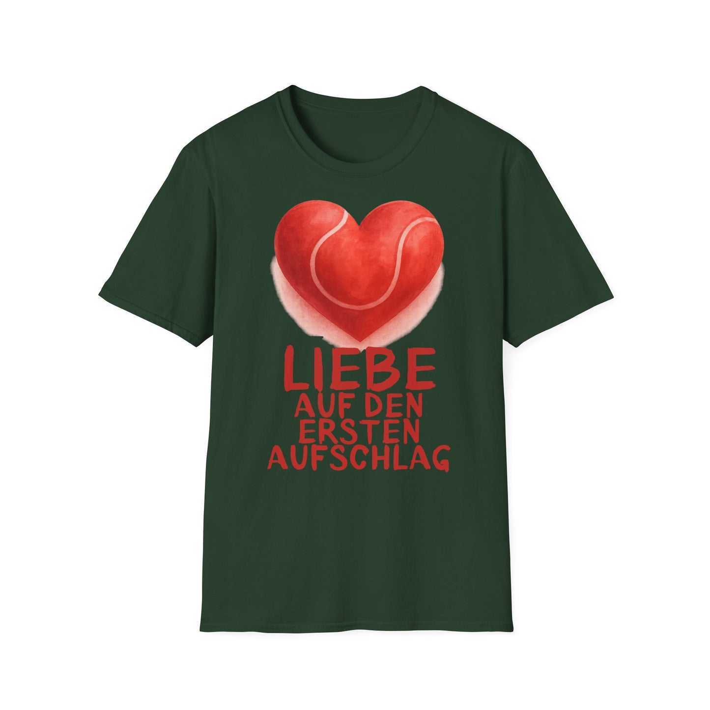 Liebe Auf Den Ersten Aufschlag - Unisex Softstyle T-Shirt