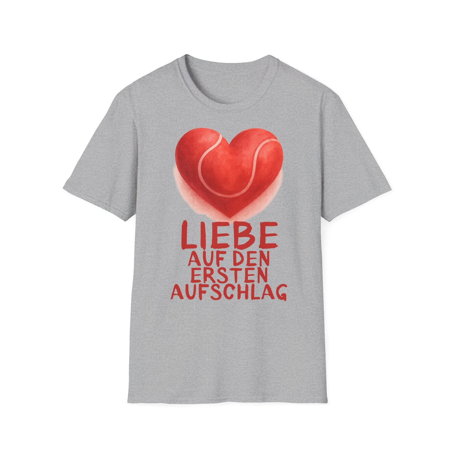 Liebe Auf Den Ersten Aufschlag - Unisex Softstyle T-Shirt