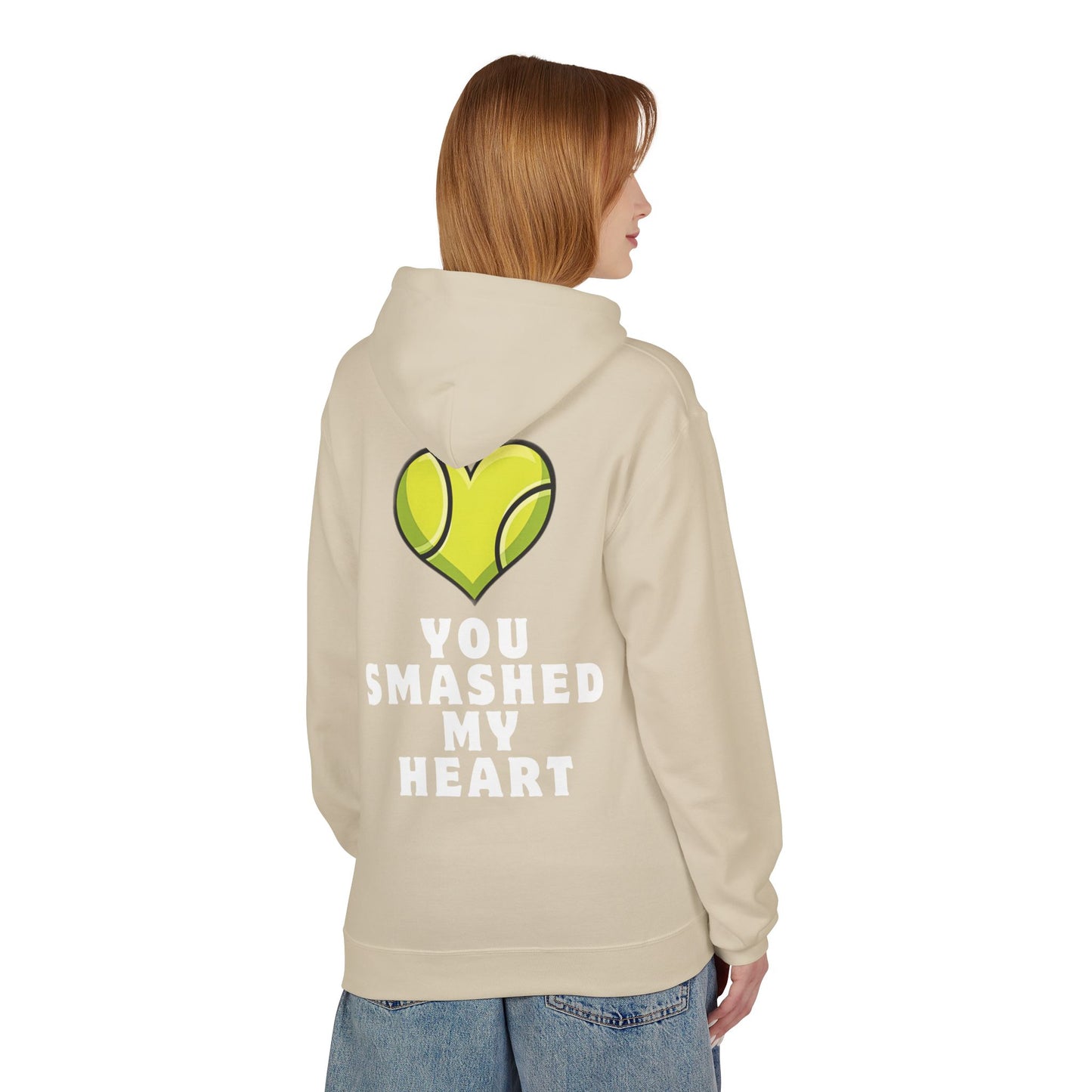 You Smashed My Heart - Premium Fleece Hoodie - Topspin Squad