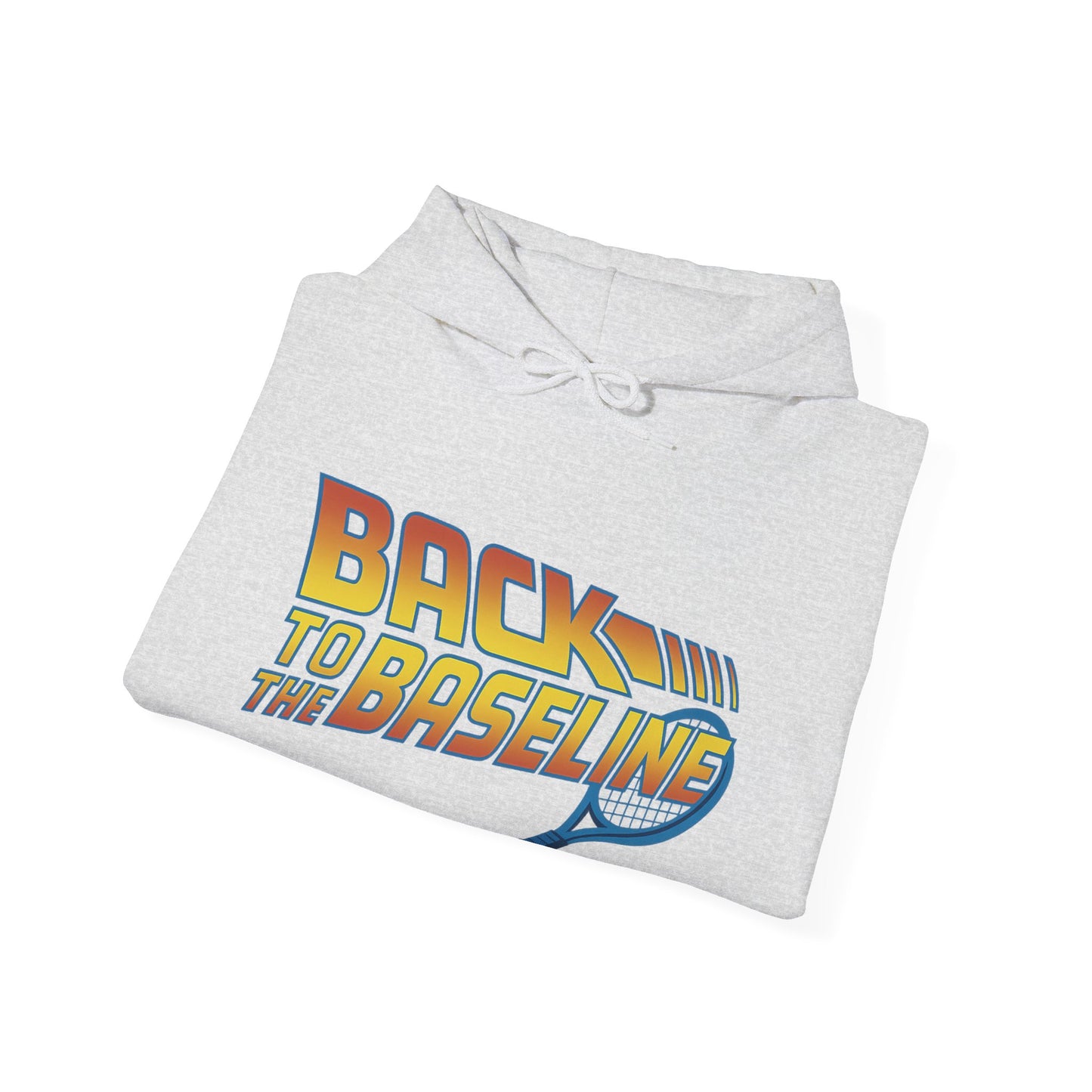 Retro Tennis Hooded Sweatshirt - Back to the Baseline