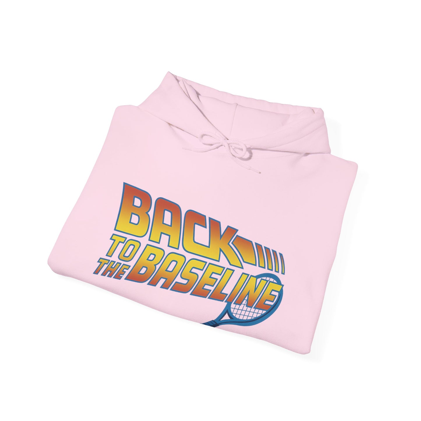 Retro Tennis Hooded Sweatshirt - Back to the Baseline