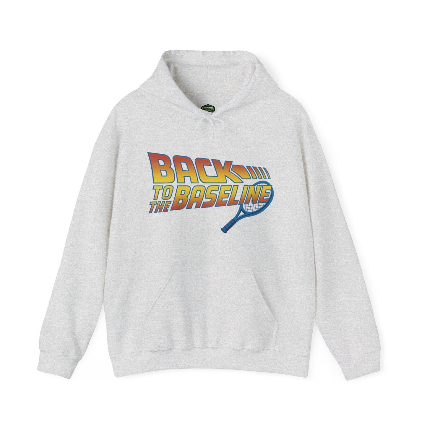 Retro Tennis Hooded Sweatshirt - Back to the Baseline