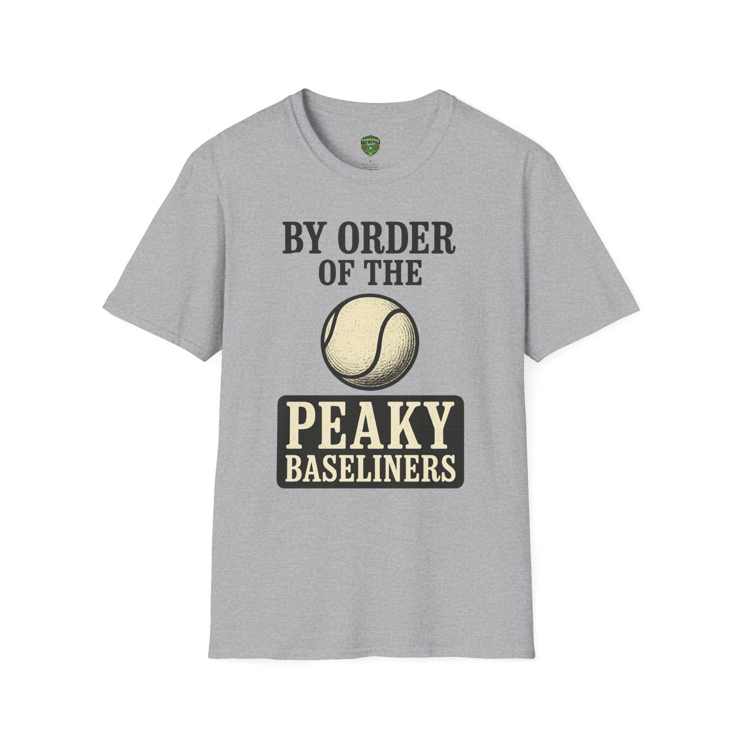 Peaky Baseliners Unisex Softstyle T-Shirt - Sports Comedy Tee