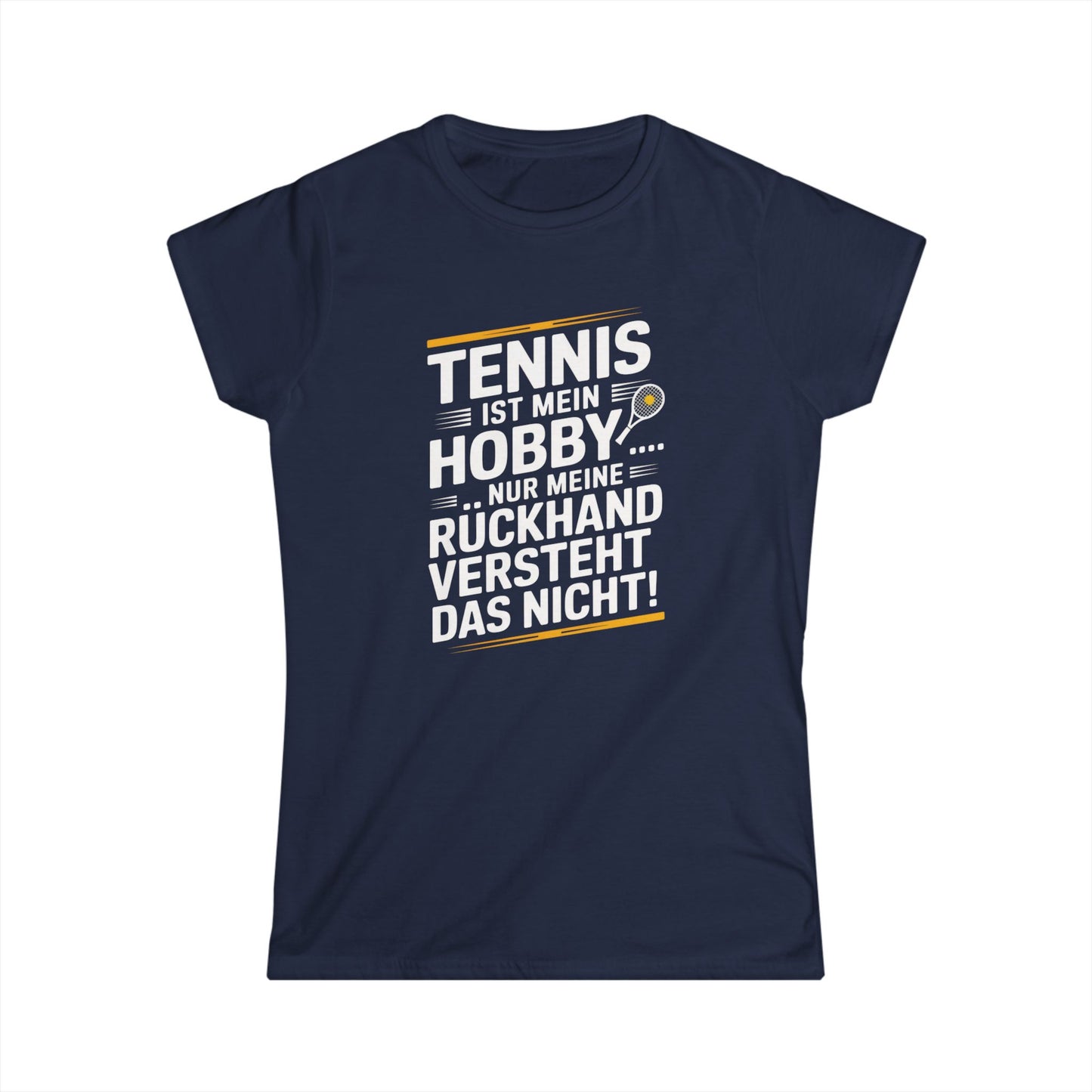Tennis Ist Mein Hobby... Rückhand - Premium T-Shirt - Topspin Squad