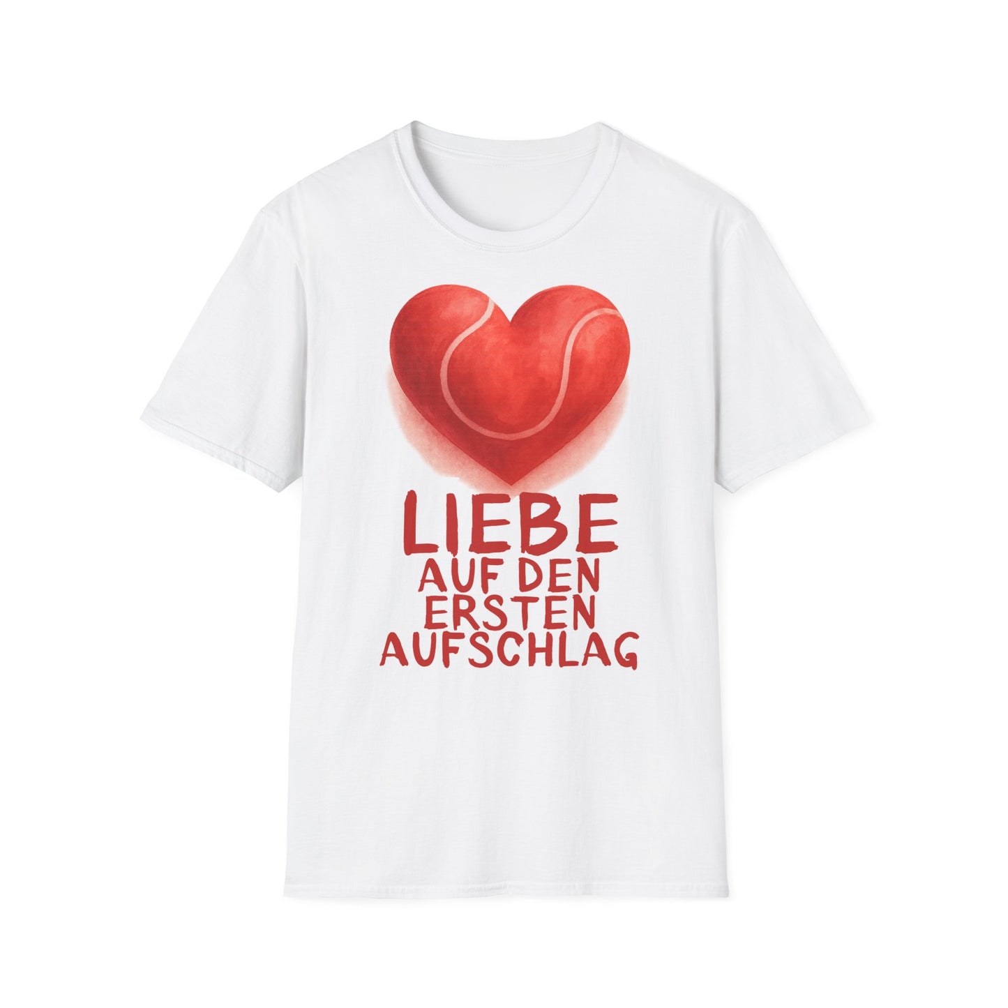 Liebe Auf Den Ersten Aufschlag - Unisex Softstyle T-Shirt