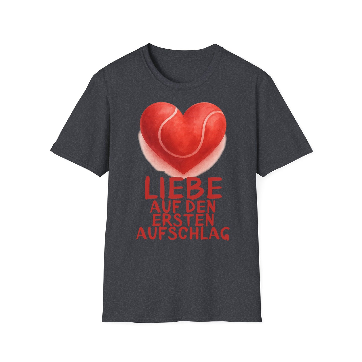 Liebe Auf Den Ersten Aufschlag - Unisex Softstyle T-Shirt