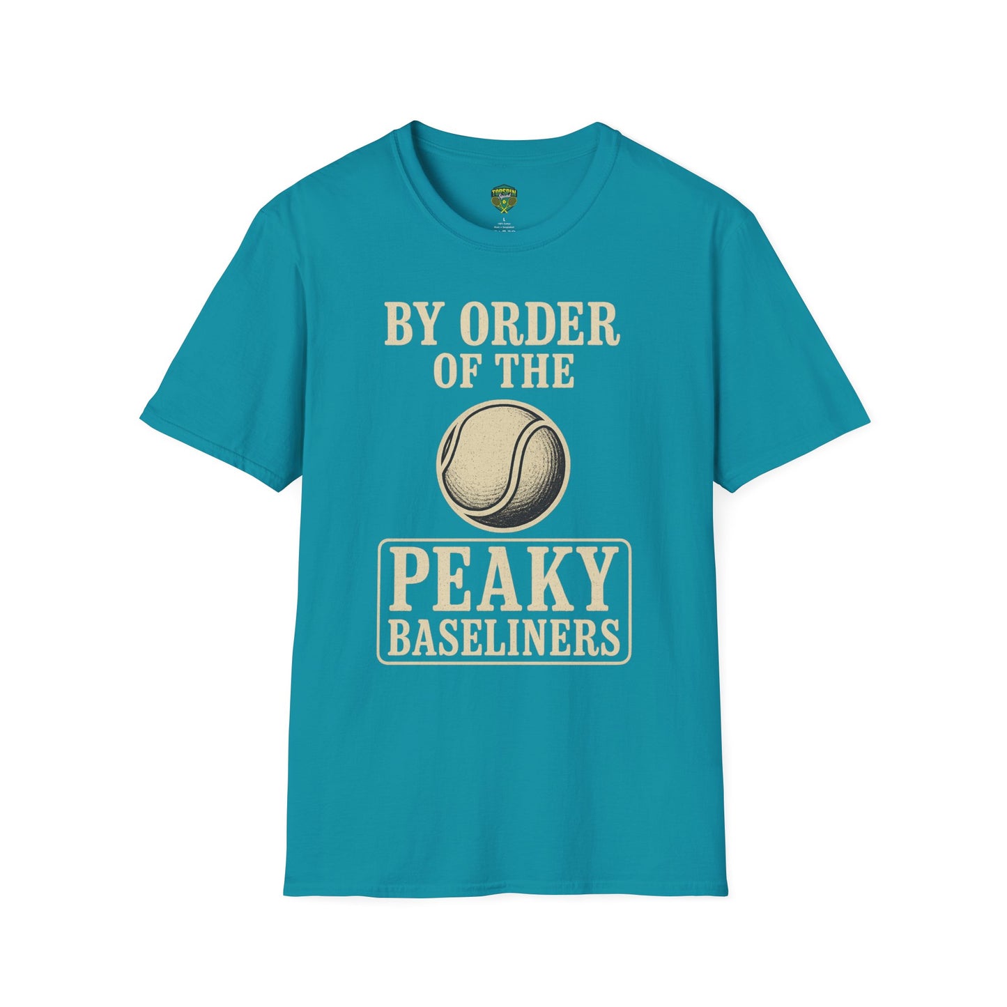 Peaky Baseliners Unisex Softstyle T-Shirt - Sports Comedy Tee