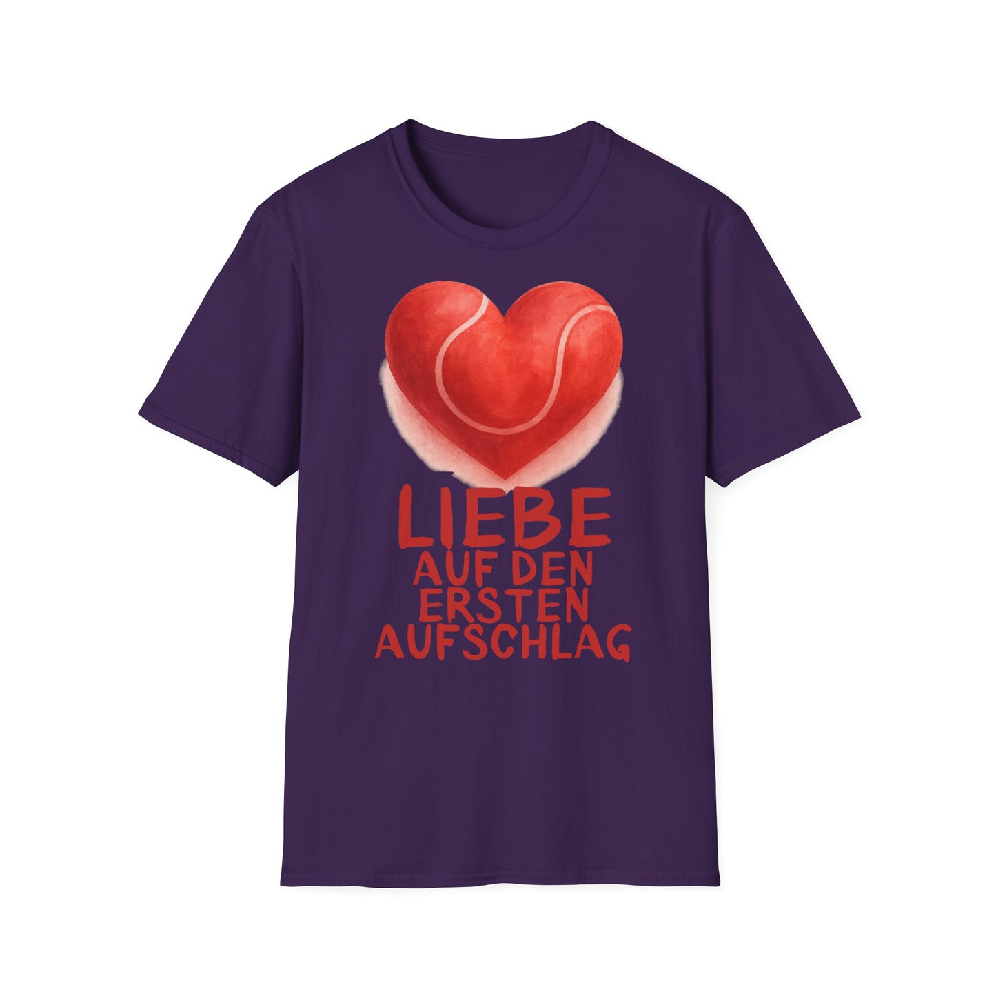 Liebe Auf Den Ersten Aufschlag - Unisex Softstyle T-Shirt