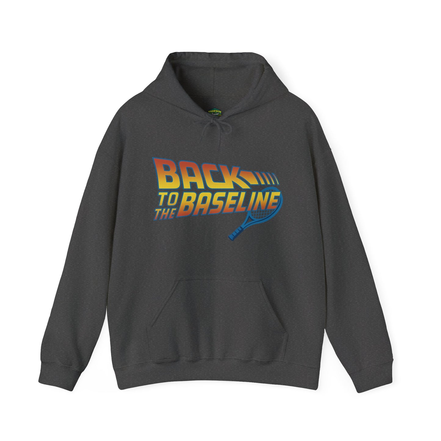 Retro Tennis Hooded Sweatshirt - Back to the Baseline
