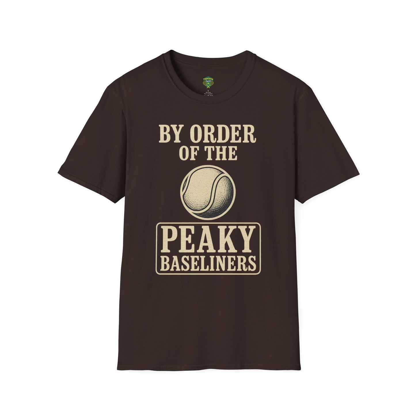 Peaky Baseliners Unisex Softstyle T-Shirt - Sports Comedy Tee