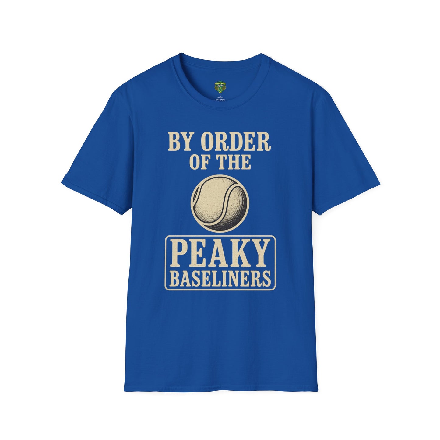 Peaky Baseliners Unisex Softstyle T-Shirt - Sports Comedy Tee