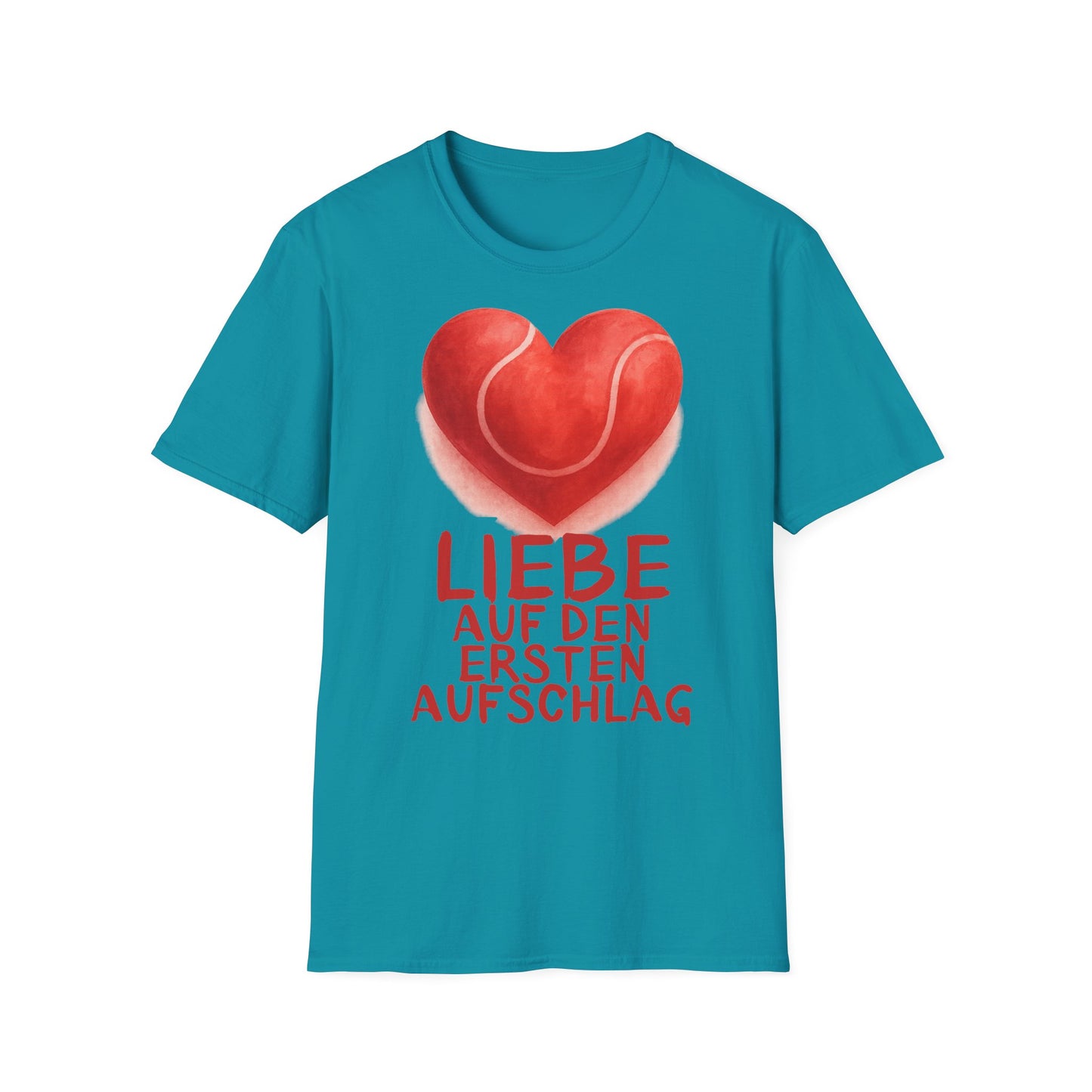 Liebe Auf Den Ersten Aufschlag - Unisex Softstyle T-Shirt