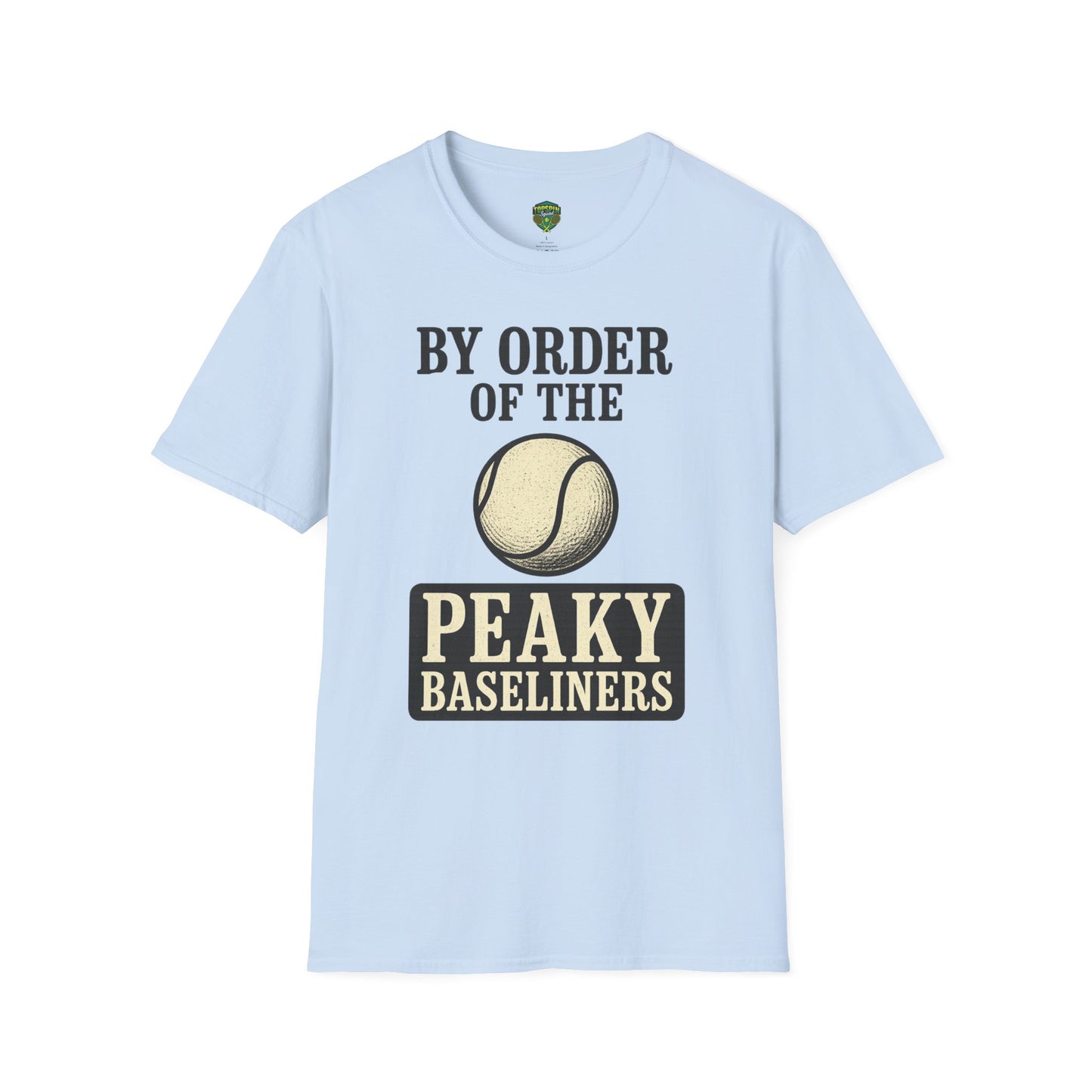Peaky Baseliners Unisex Softstyle T-Shirt - Sports Comedy Tee