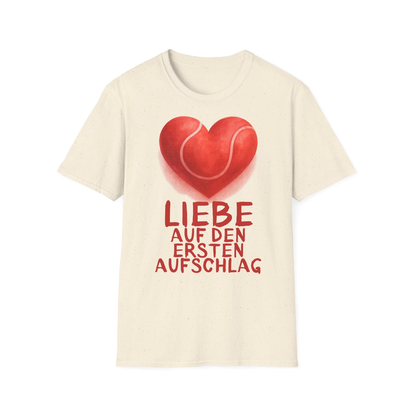 Liebe Auf Den Ersten Aufschlag - Unisex Softstyle T-Shirt