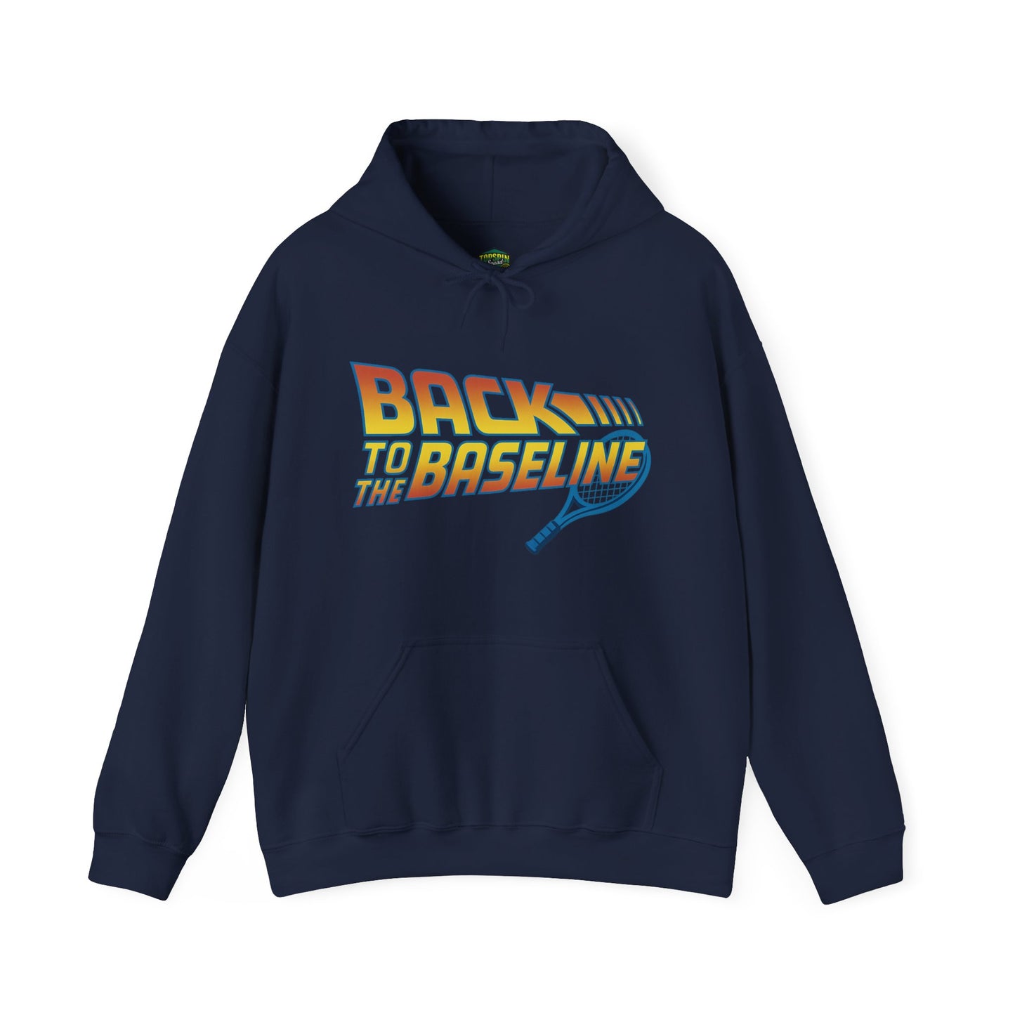 Retro Tennis Hooded Sweatshirt - Back to the Baseline