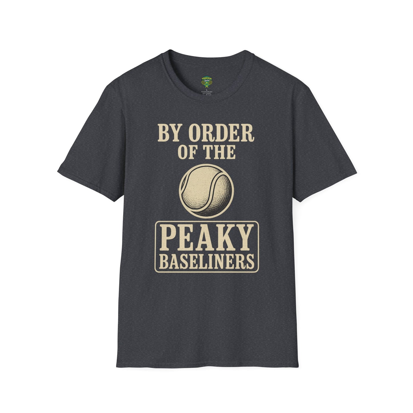 Peaky Baseliners Unisex Softstyle T-Shirt - Sports Comedy Tee