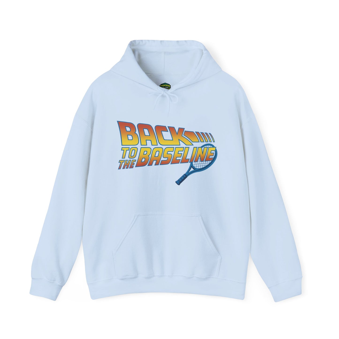 Retro Tennis Hooded Sweatshirt - Back to the Baseline