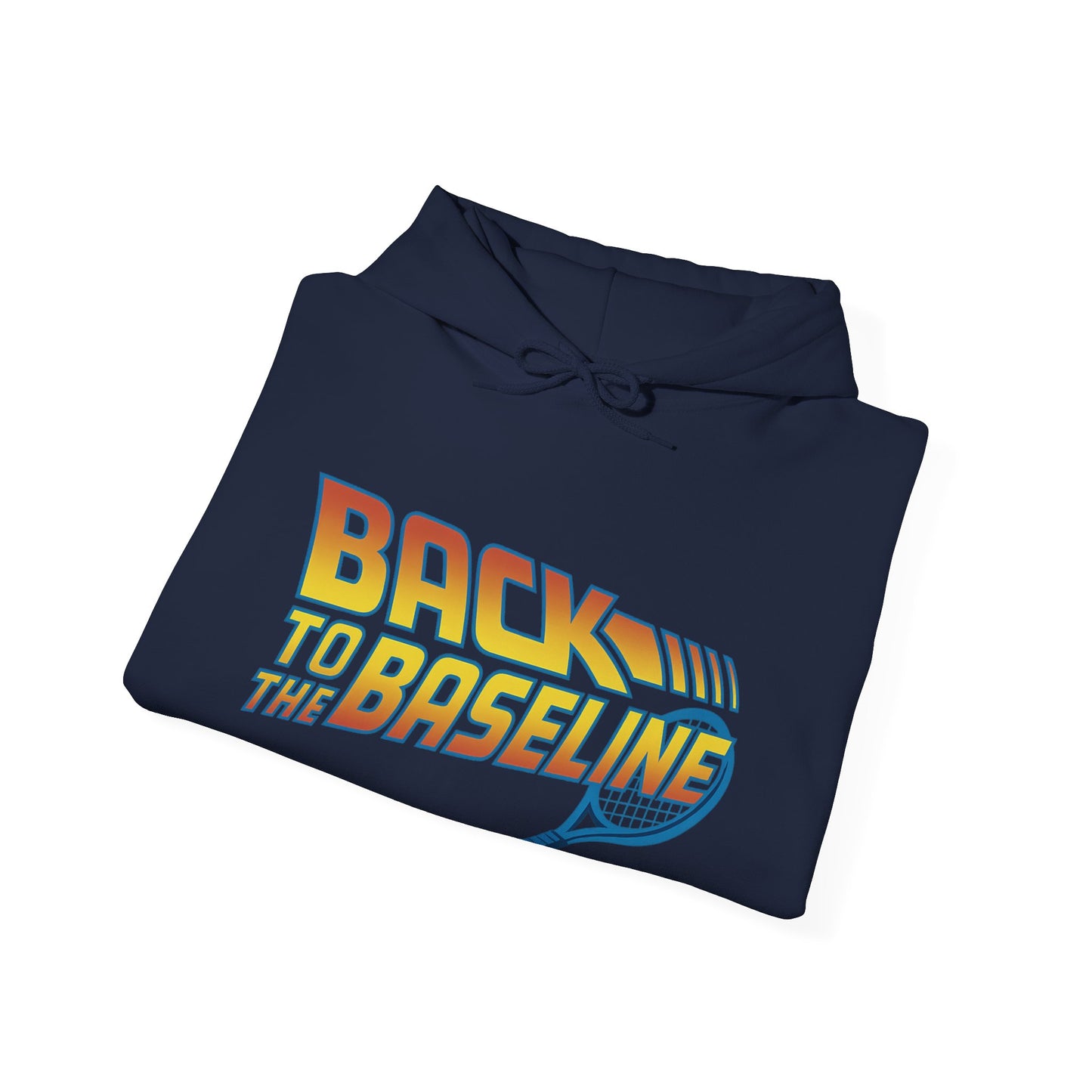 Retro Tennis Hooded Sweatshirt - Back to the Baseline