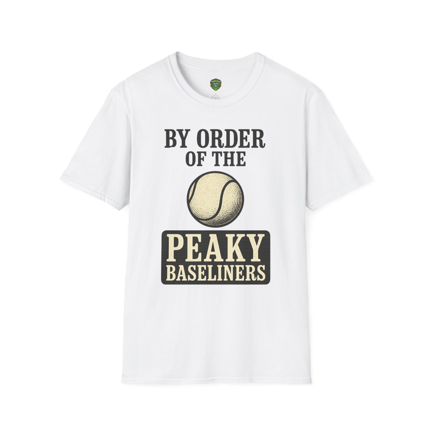 Peaky Baseliners Unisex Softstyle T-Shirt - Sports Comedy Tee
