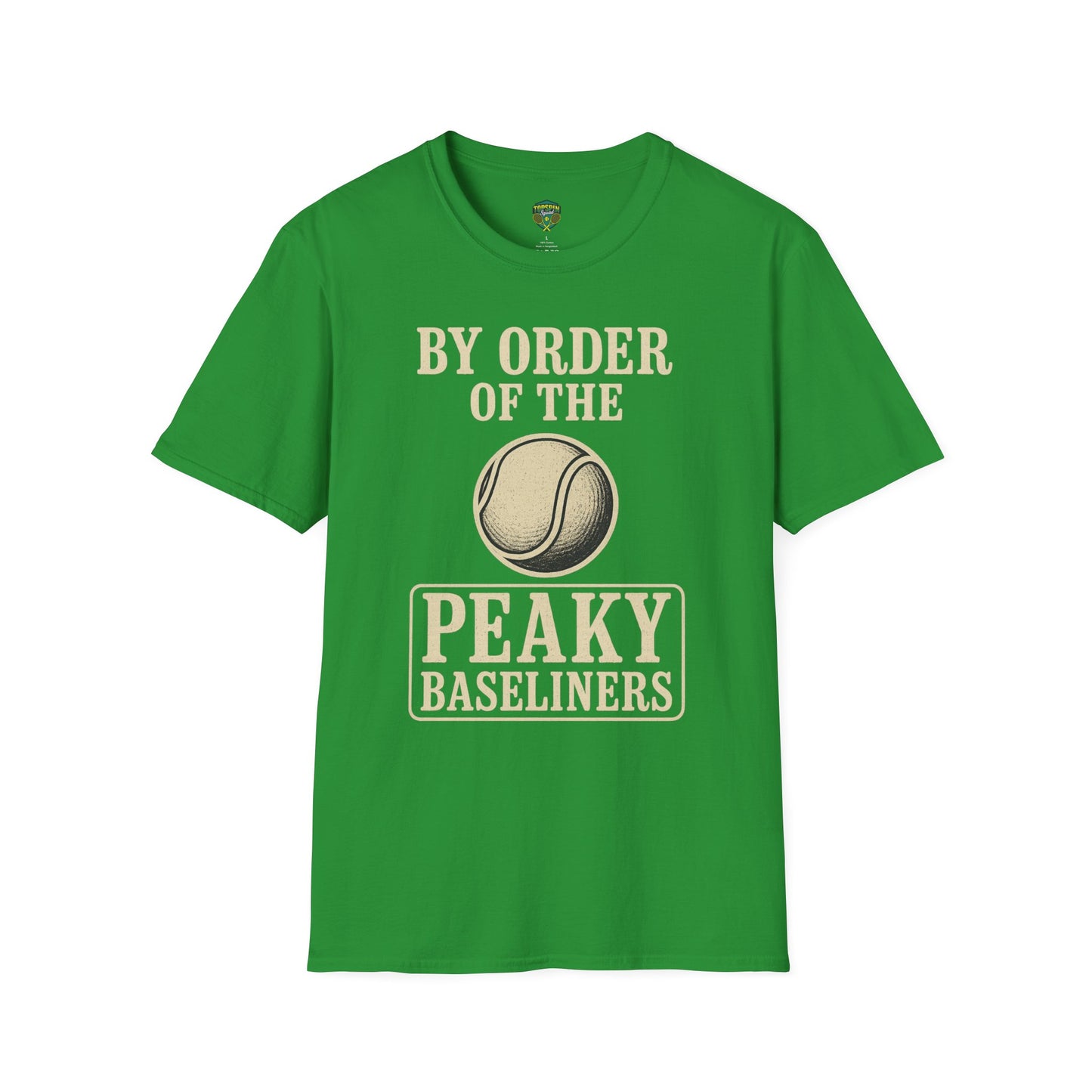 Peaky Baseliners Unisex Softstyle T-Shirt - Sports Comedy Tee
