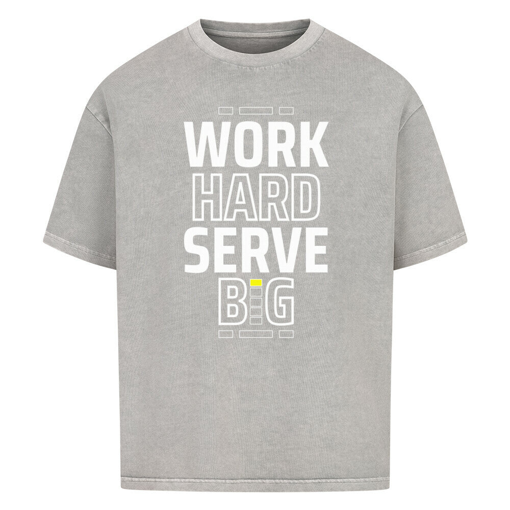 Work Hard - Premium Oversized T-Shirt - Topspin Squad