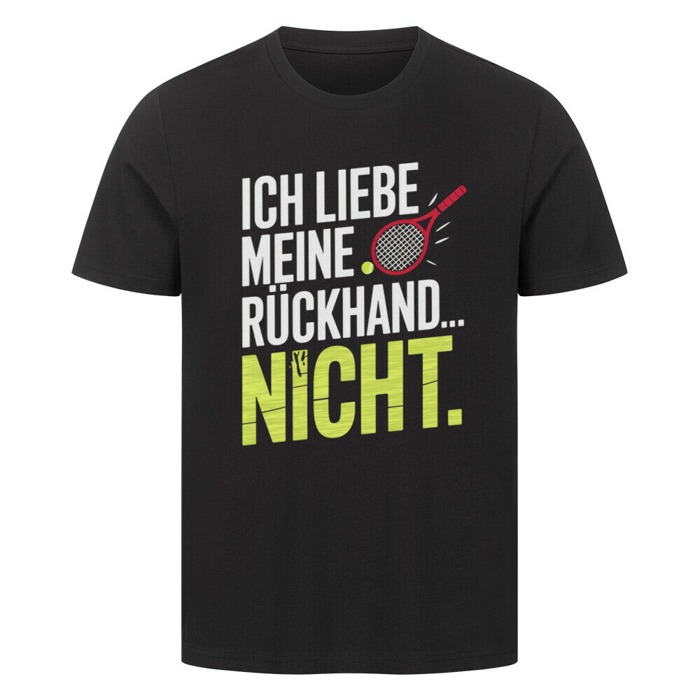 Ich Liebe Meine Rückhand - Premium T-Shirt - Topspin Squad