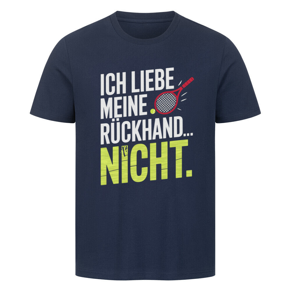 Ich Liebe Meine Rückhand - Premium T-Shirt - Topspin Squad