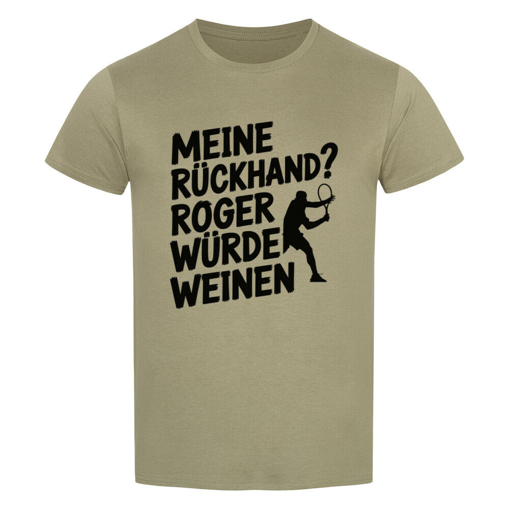 Roger Würde Weinen - Premium T-Shirt - Topspin Squad
