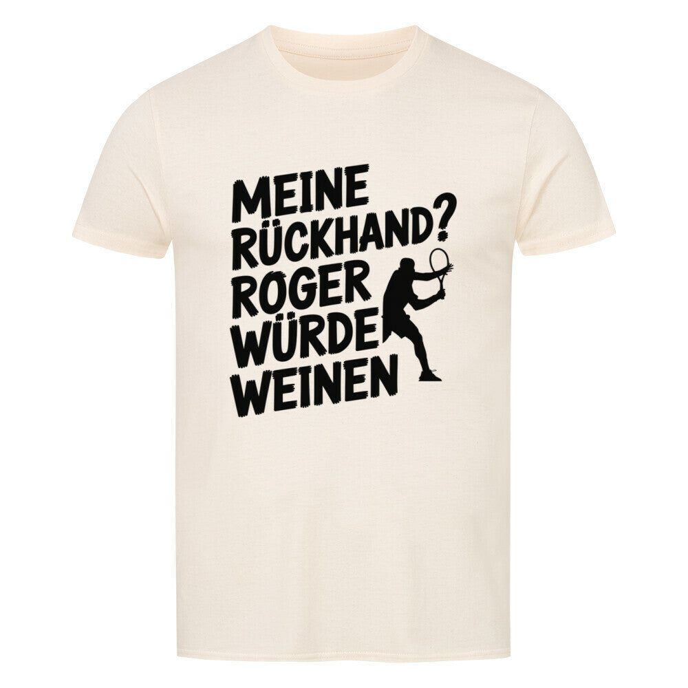 Roger Würde Weinen - Premium T-Shirt - Topspin Squad