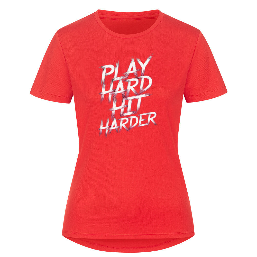 Play Hard Hit Harder - Sport T-Shirt Women - Topspin Squad