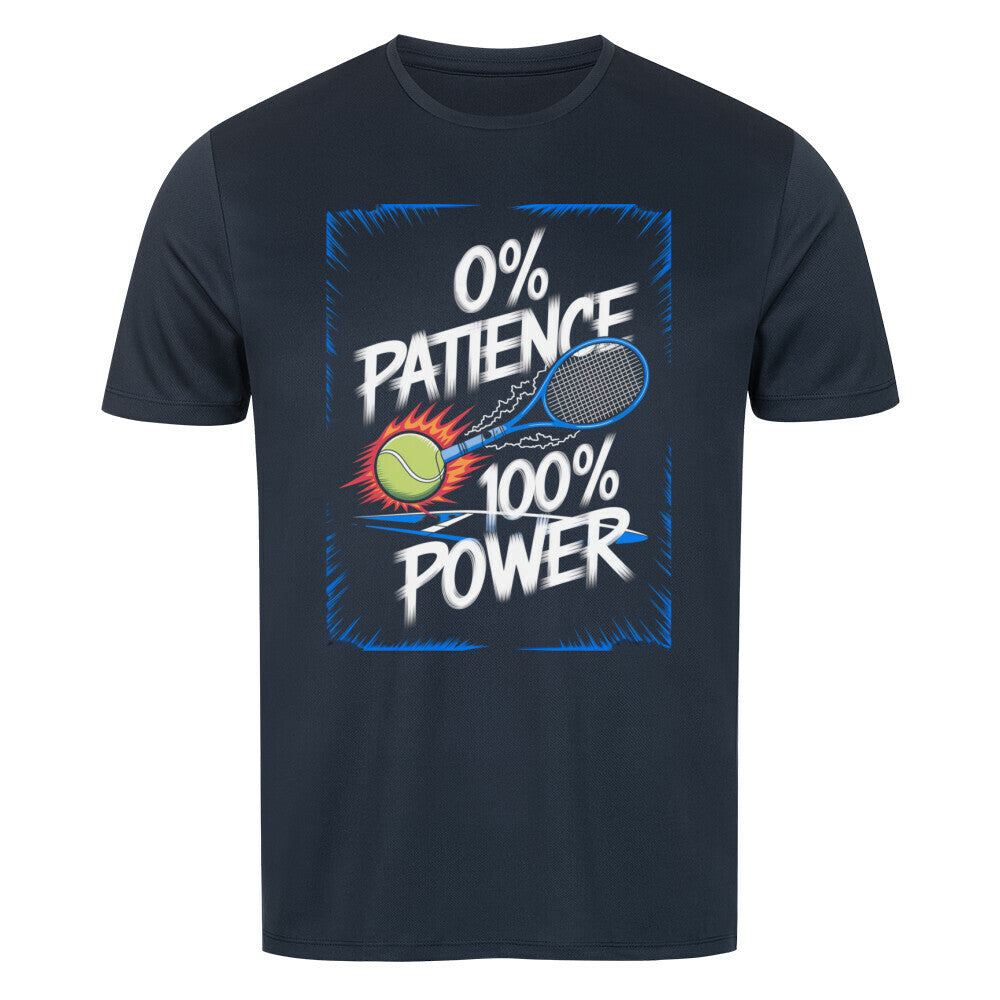 0% Patience - Sport T-Shirt - Topspin Squad