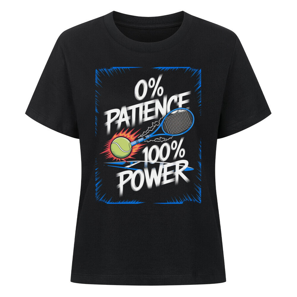 0% Patience - Premium T-Shirt Women - Topspin Squad