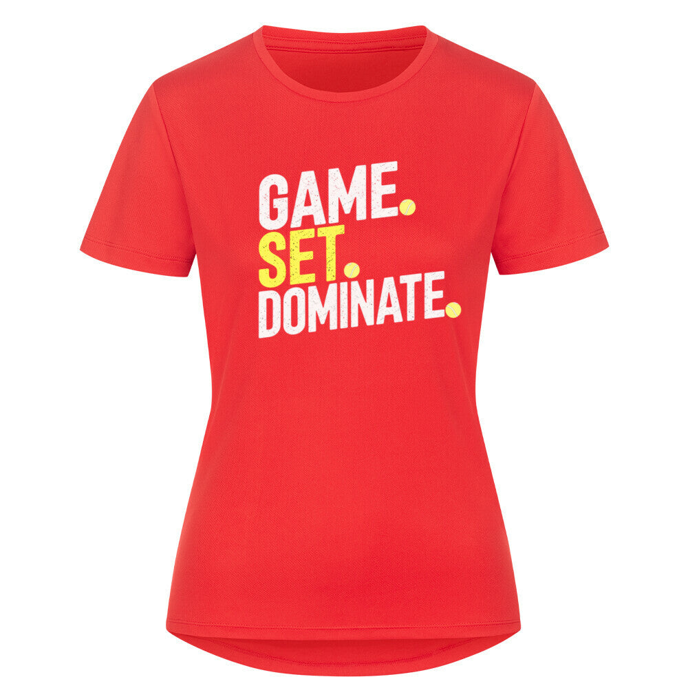 Game Set Dominate - Sport T-Shirt Women - Topspin Squad