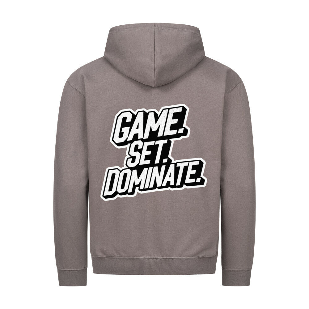 Game Set Dominate - Premium Zipper Hoodie - Topspin Squad