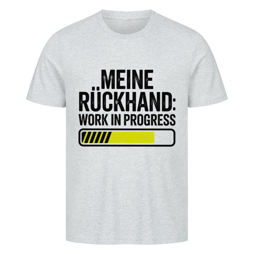 Work In Progress - Premium T-Shirt - Topspin Squad