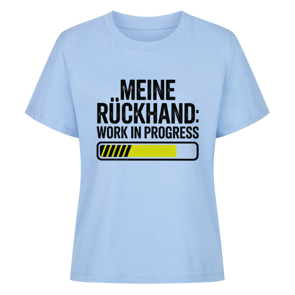 Work In Progress - Premium T-Shirt Women - Topspin Squad