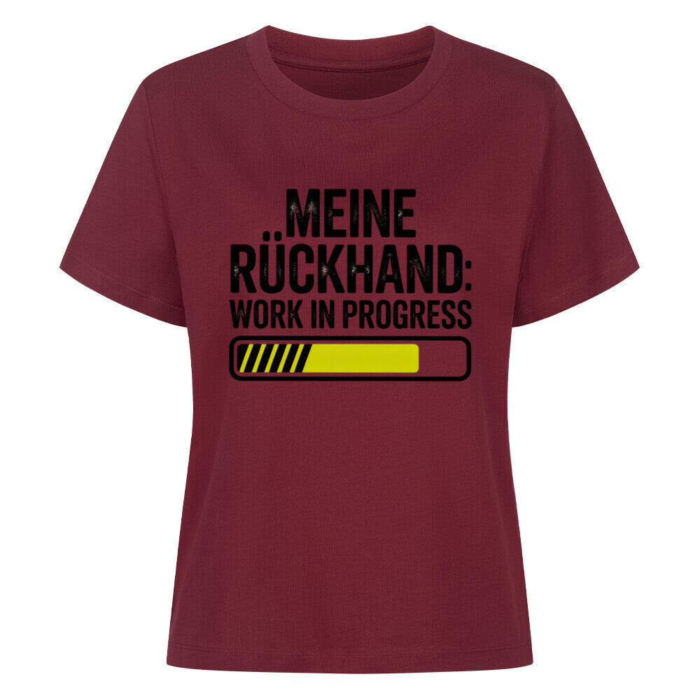 Work In Progress - Premium T-Shirt Women - Topspin Squad