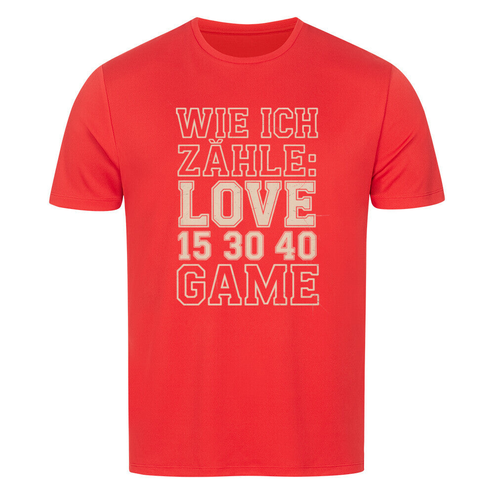 LOVE 15 30 40 GAME - Sport T-Shirt - Topspin Squad