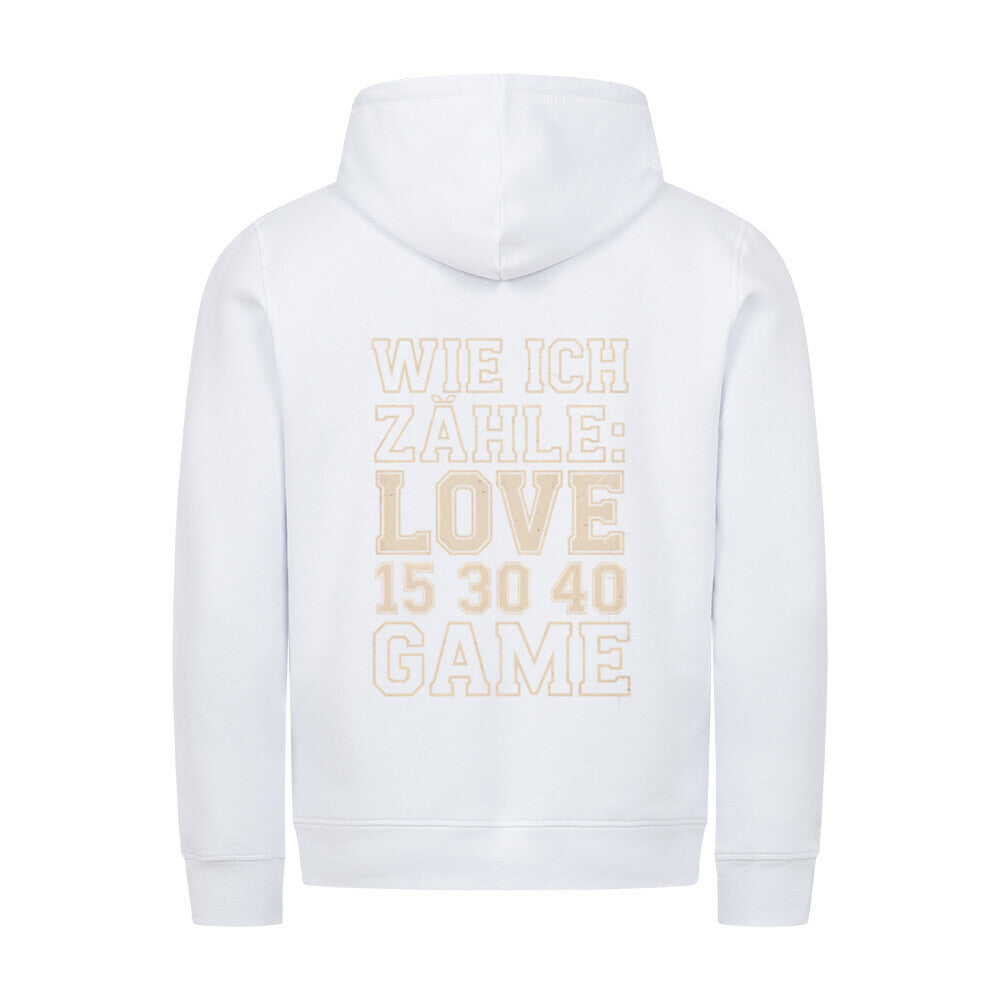 LOVE 15 30 40 GAME - Premium Hoodie - Topspin Squad
