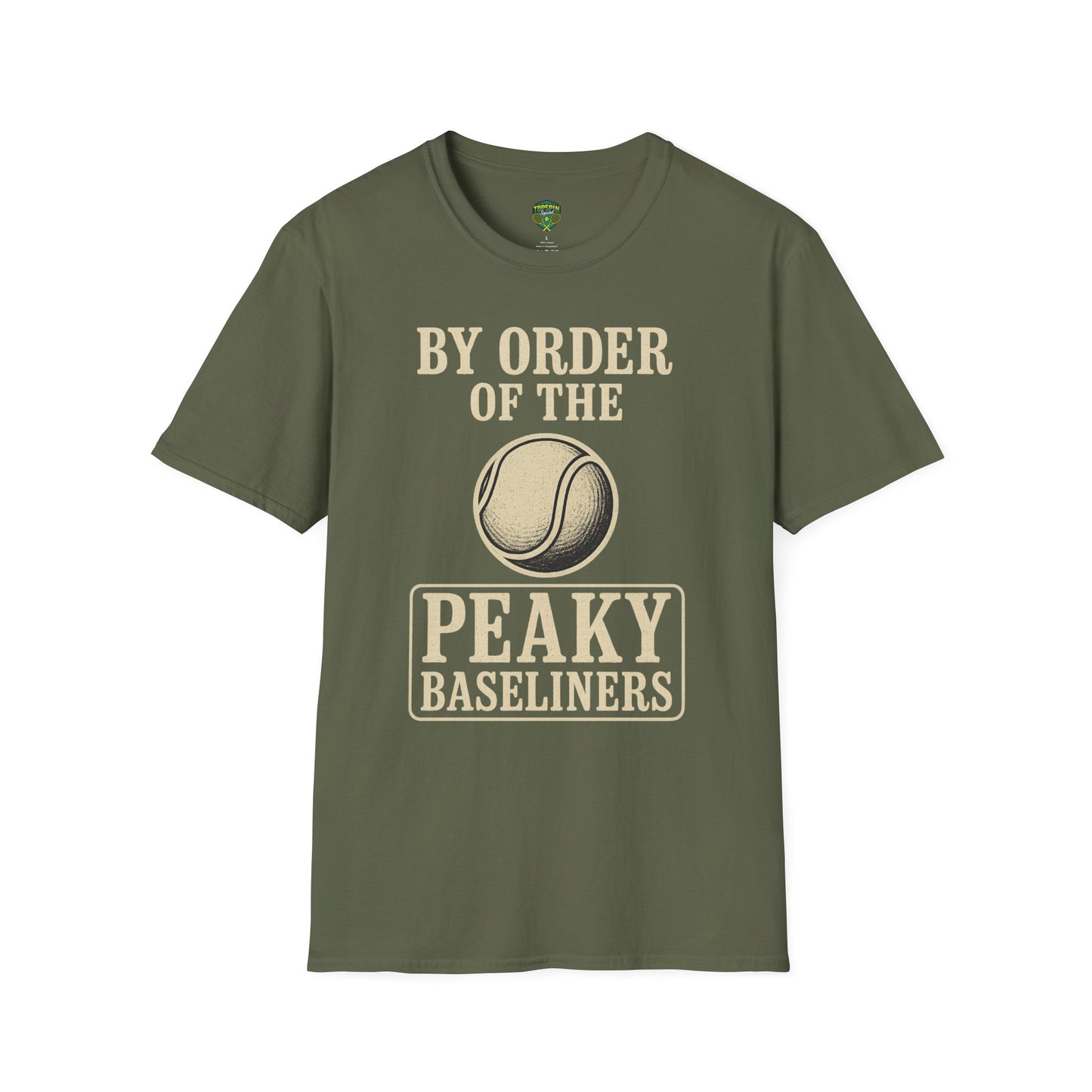 Peaky Baseliners Unisex Softstyle T-Shirt - Sports Comedy Tee
