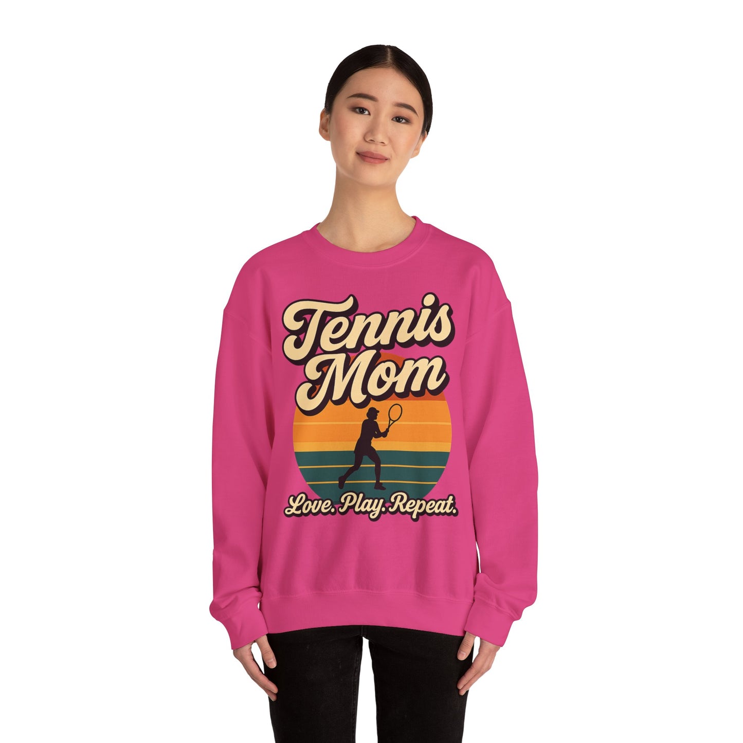 Tennis Mom Crewneck Sweatshirt – Love Play Repeat - Topspin Squad