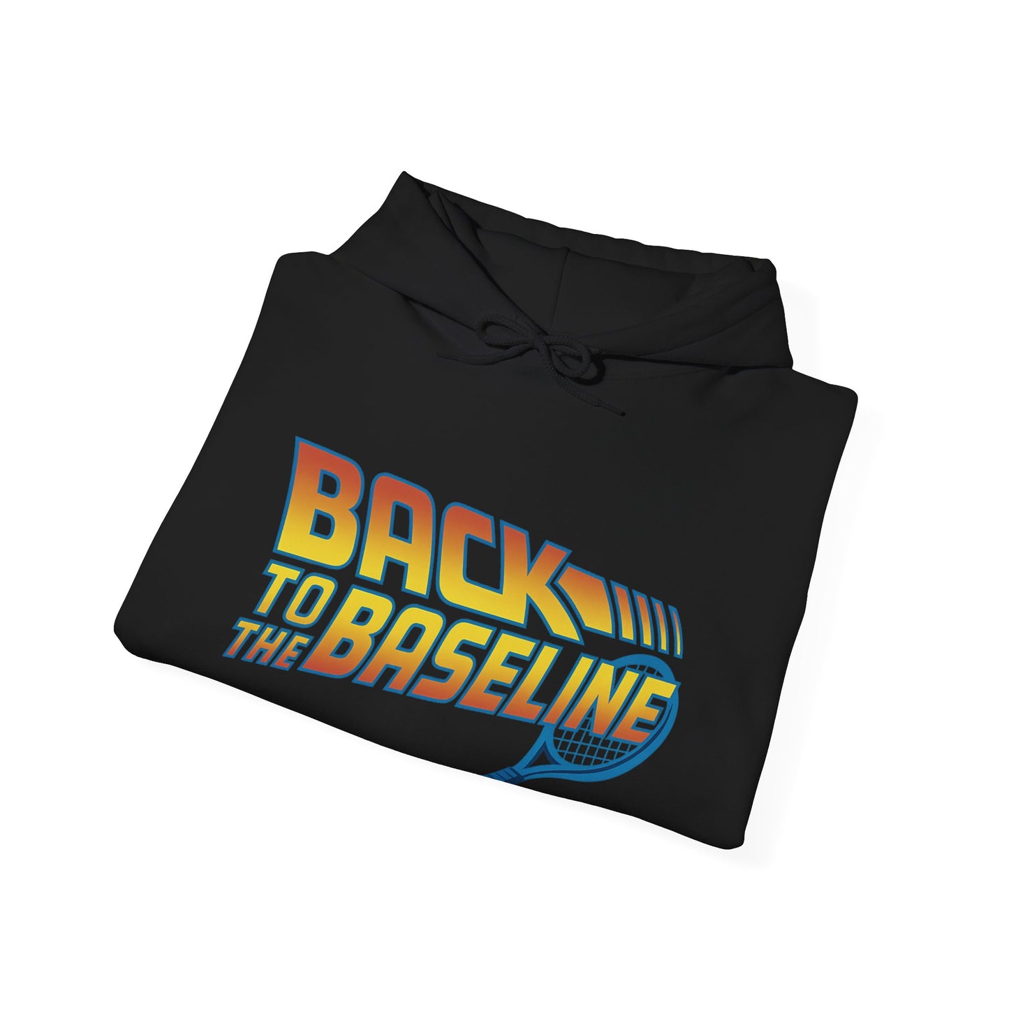 Retro Tennis Hooded Sweatshirt - Back to the Baseline