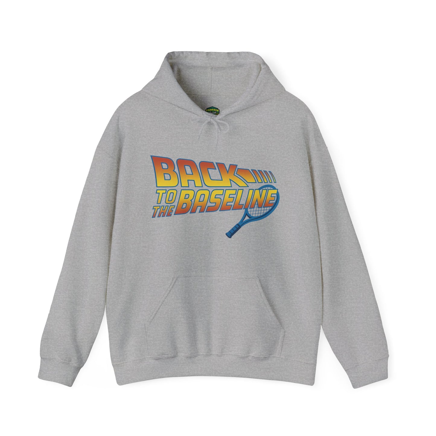 Retro Tennis Hooded Sweatshirt - Back to the Baseline