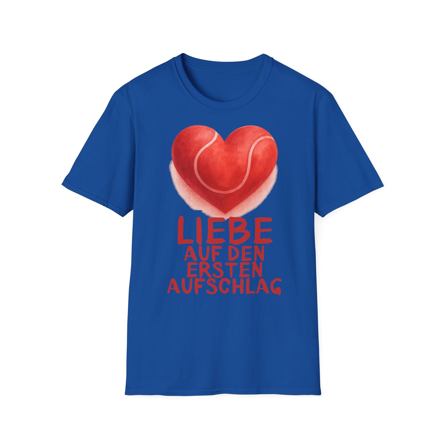 Liebe Auf Den Ersten Aufschlag - Unisex Softstyle T-Shirt