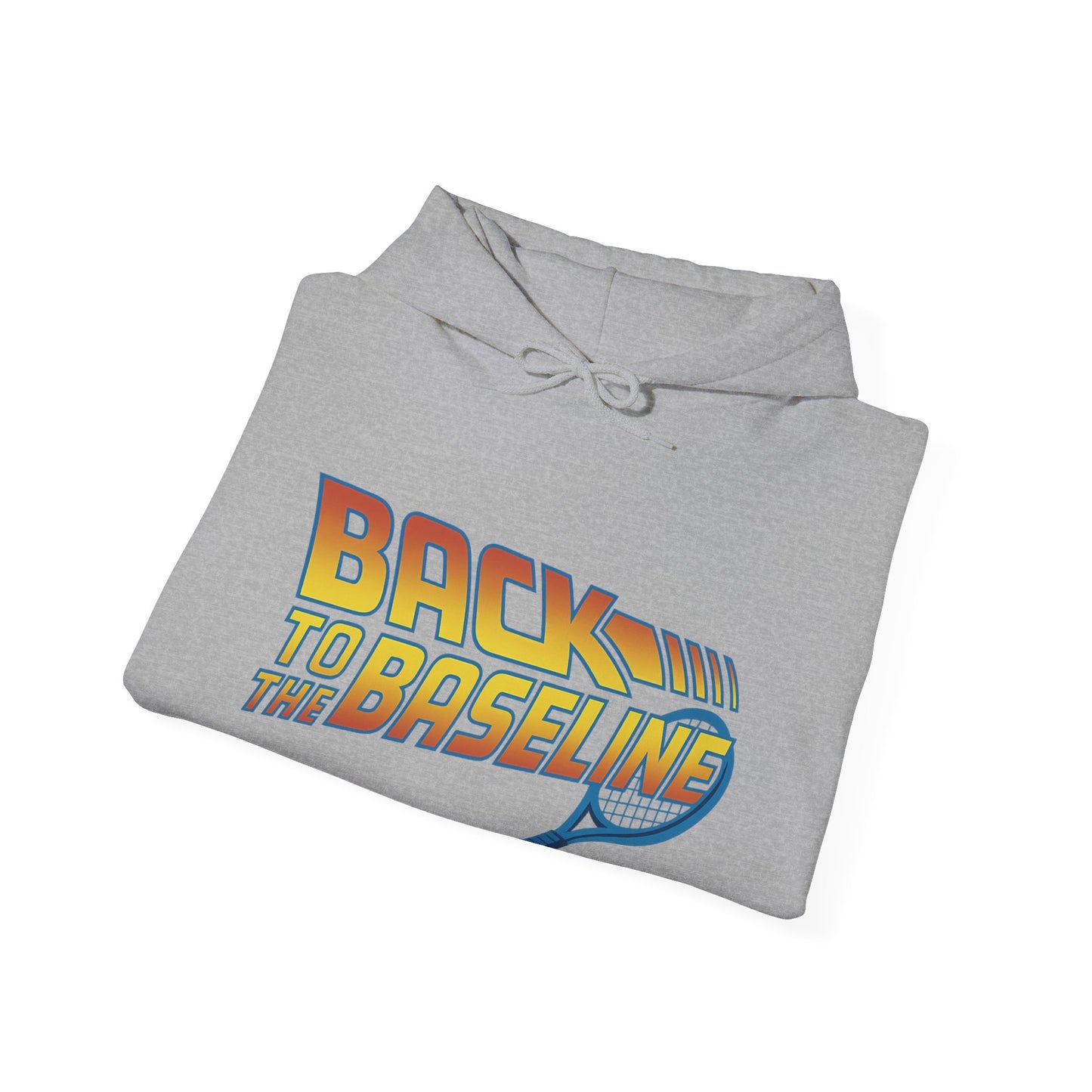 Retro Tennis Hooded Sweatshirt - Back to the Baseline