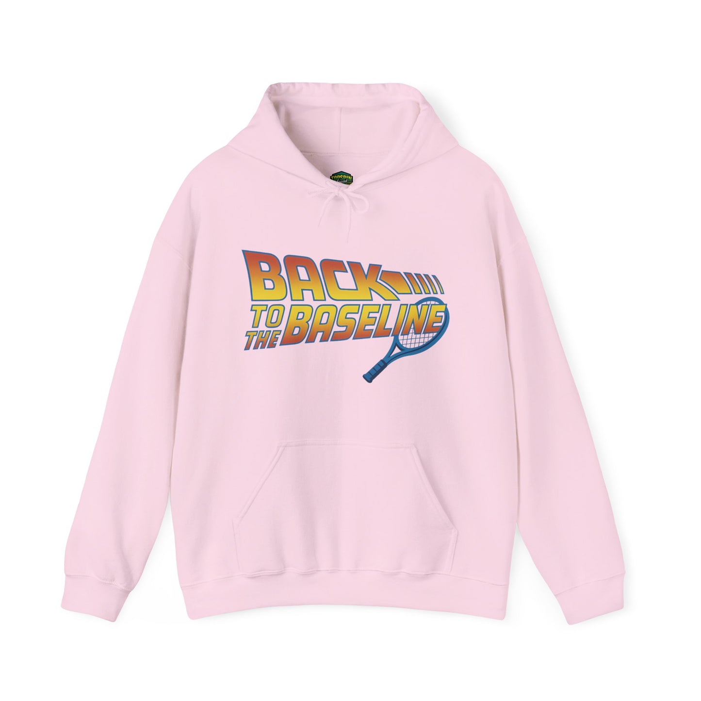 Retro Tennis Hooded Sweatshirt - Back to the Baseline