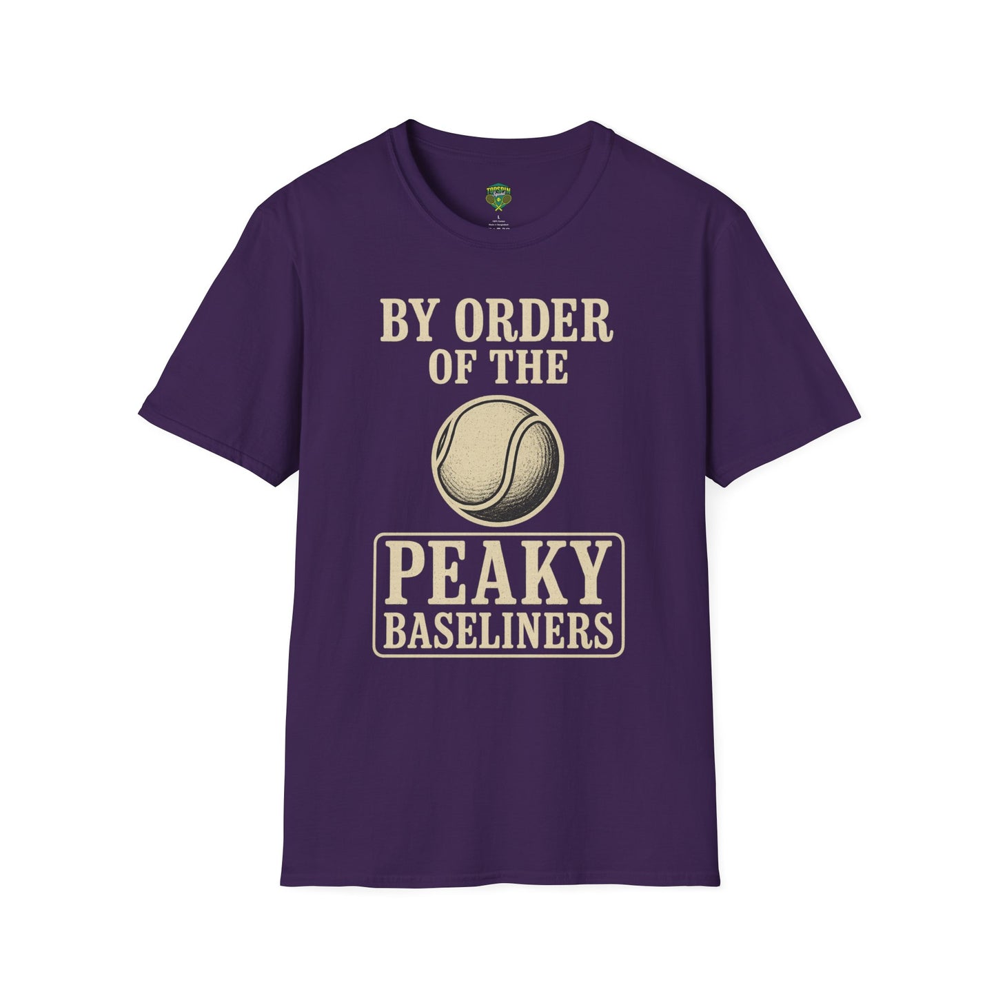 Peaky Baseliners Unisex Softstyle T-Shirt - Sports Comedy Tee