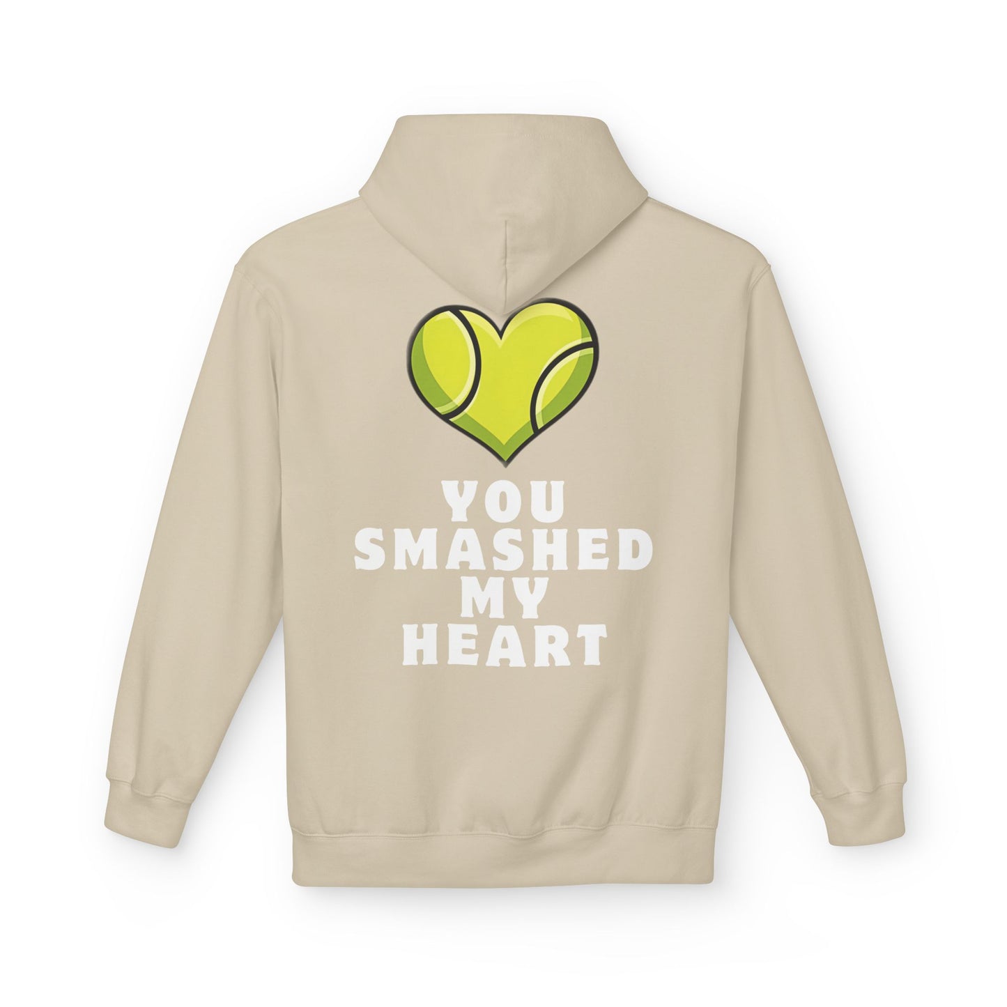 You Smashed My Heart - Premium Fleece Hoodie - Topspin Squad